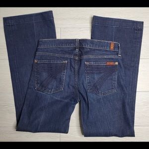 7 FAMK jeans. Size 28, DOJO style.